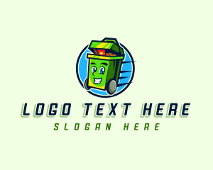 Trash Bin - Trash Bin Recycling logo design