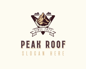 Mountain Peak Hiking logo design