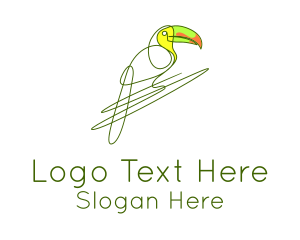 Wild Tropical Toucan Logo
