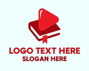 Bookstore - Online Video Class logo design