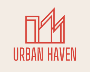 Urban Warehouse Building  logo design