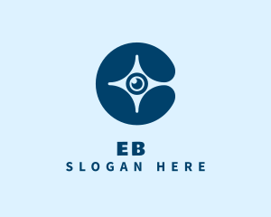 Blue Eye Star  Logo
