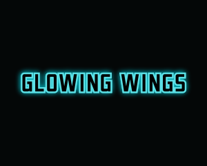 Blue Gaming Glow logo design