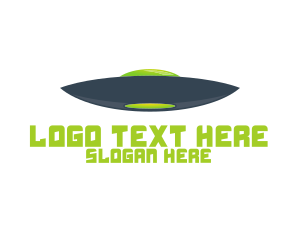 Collectible - Blue & Green UFO logo design
