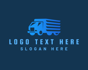 Truck Logistics Transportation Logo