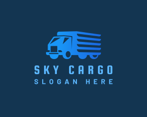 Truck Logistics Transportation logo design