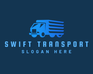 Truck Logistics Transportation logo design