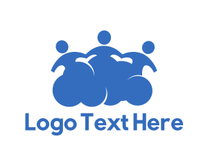 Silhouette - Social Cloud Community logo design