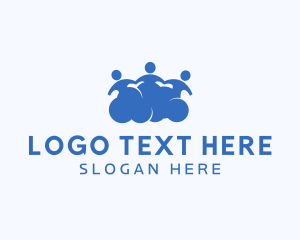 Characters - Social Cloud Community logo design