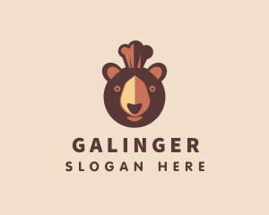 Animal - Grizzly Bear Chef logo design