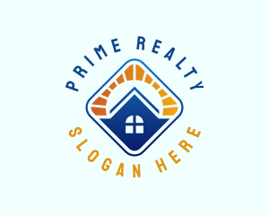 Sun House Realty  logo design