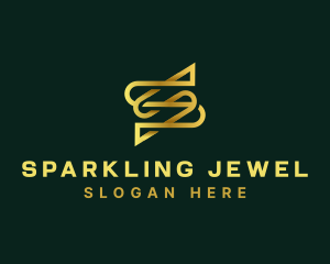 Luxury Jewelry Letter S logo design