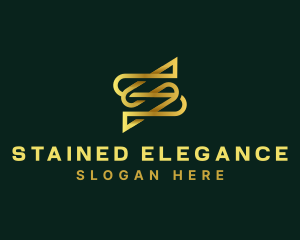 Luxury Jewelry Letter S logo design