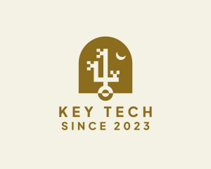 Key Real Estate Pixels logo design