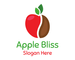 Apple Coffee Bean logo design