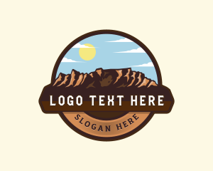 Map - Table Mountain Africa logo design