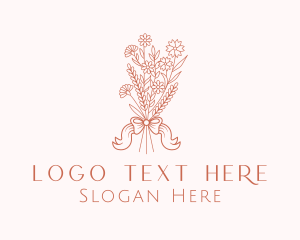 Botanical - Botanical Flower Bouquet logo design