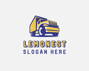 Logistics - Cargo Truck Dispatch logo design