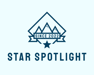 Star Mountain Camping  logo design