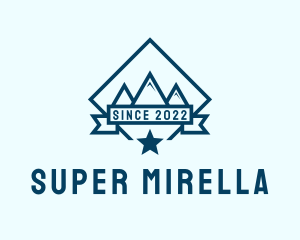 Star Mountain Camping  logo design