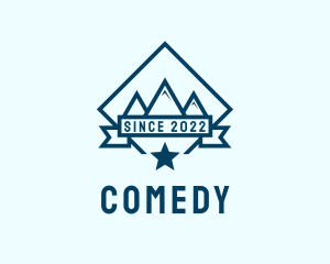 Camp - Star Mountain Camping logo design