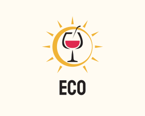 Daytime Wine Glass Logo
