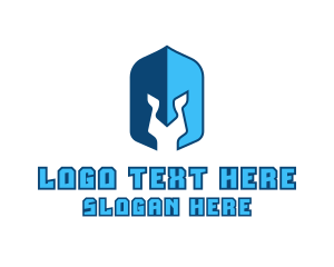 Spartan - Spartan Helmet Warrior logo design