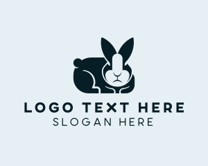 Cruelty Free - Bunny Rabbit Animal logo design
