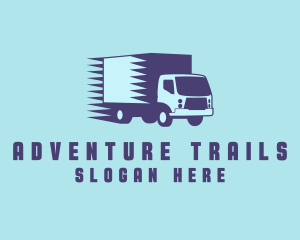 Delivery Truck Transport logo design