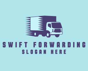 Delivery Truck Transport logo design