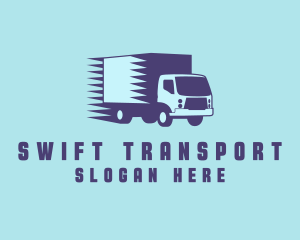 Delivery Truck Transport logo design