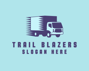 Delivery Truck Transport logo design