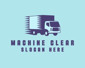 Highway - Delivery Truck Transport logo design