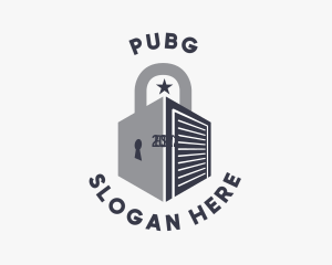 Secure Storage Padlock Logo