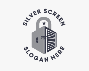 Stockroom - Secure Storage Padlock logo design