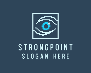 Pixel Web Eye Logo