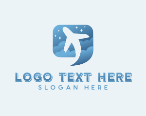 Plane - Airplane Shipping Courier logo design