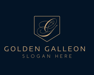 Golden Event Stylist logo design