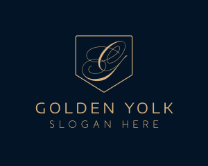 Golden Event Stylist logo design