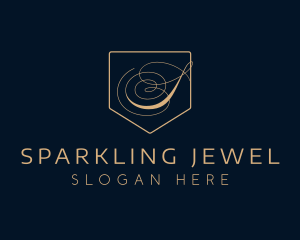 Golden Event Stylist logo design