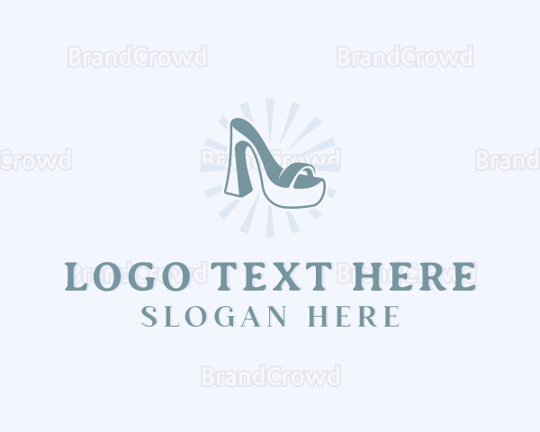 Fashion Heels Shoes Logo