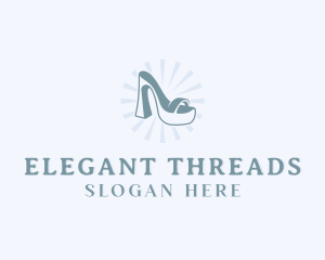 Fashion Heels Shoes logo design