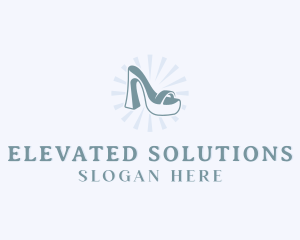 Fashion Heels Shoes logo design