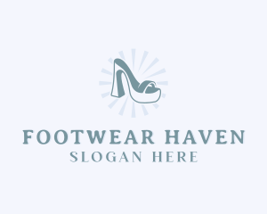 Fashion Heels Shoes logo design