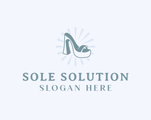 Fashion Heels Shoes logo design