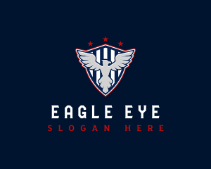 Shield Eagle Wings logo design