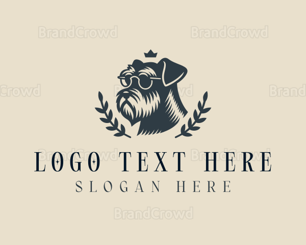 Pet Dog Crown Logo