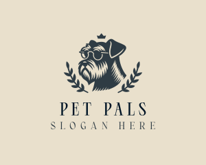 Pet Dog Crown logo design