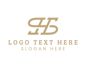 Brown - Corporate Firm Letter H logo design