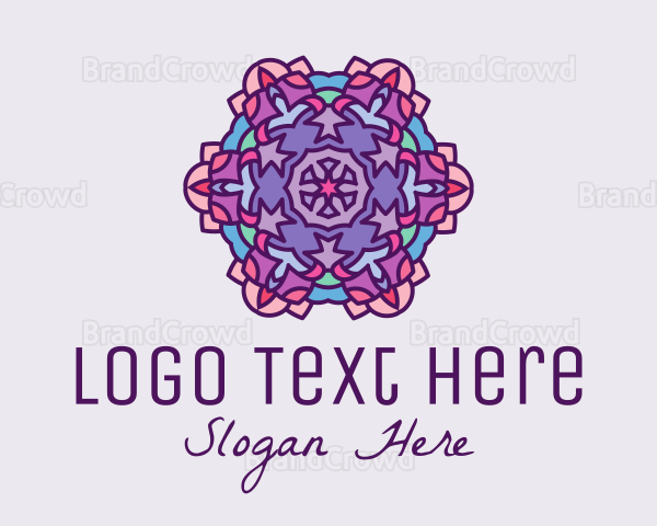 Mandala Meditation Decor Logo